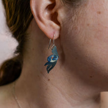 Load image into Gallery viewer, detail of She&#39;s Learning to Dance Underwater Earrings
